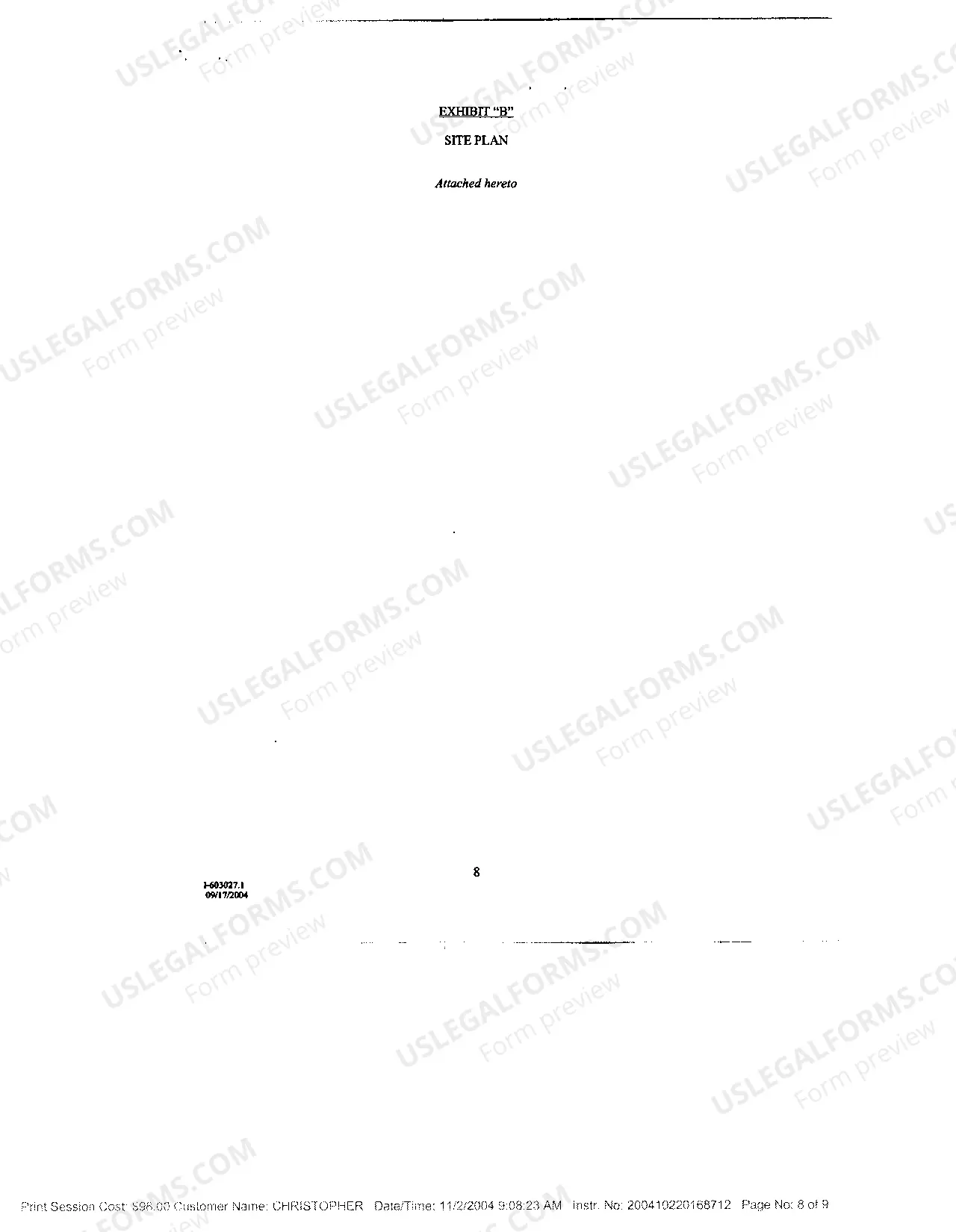 Preview Memorandum of Lease between LLC and a corporation