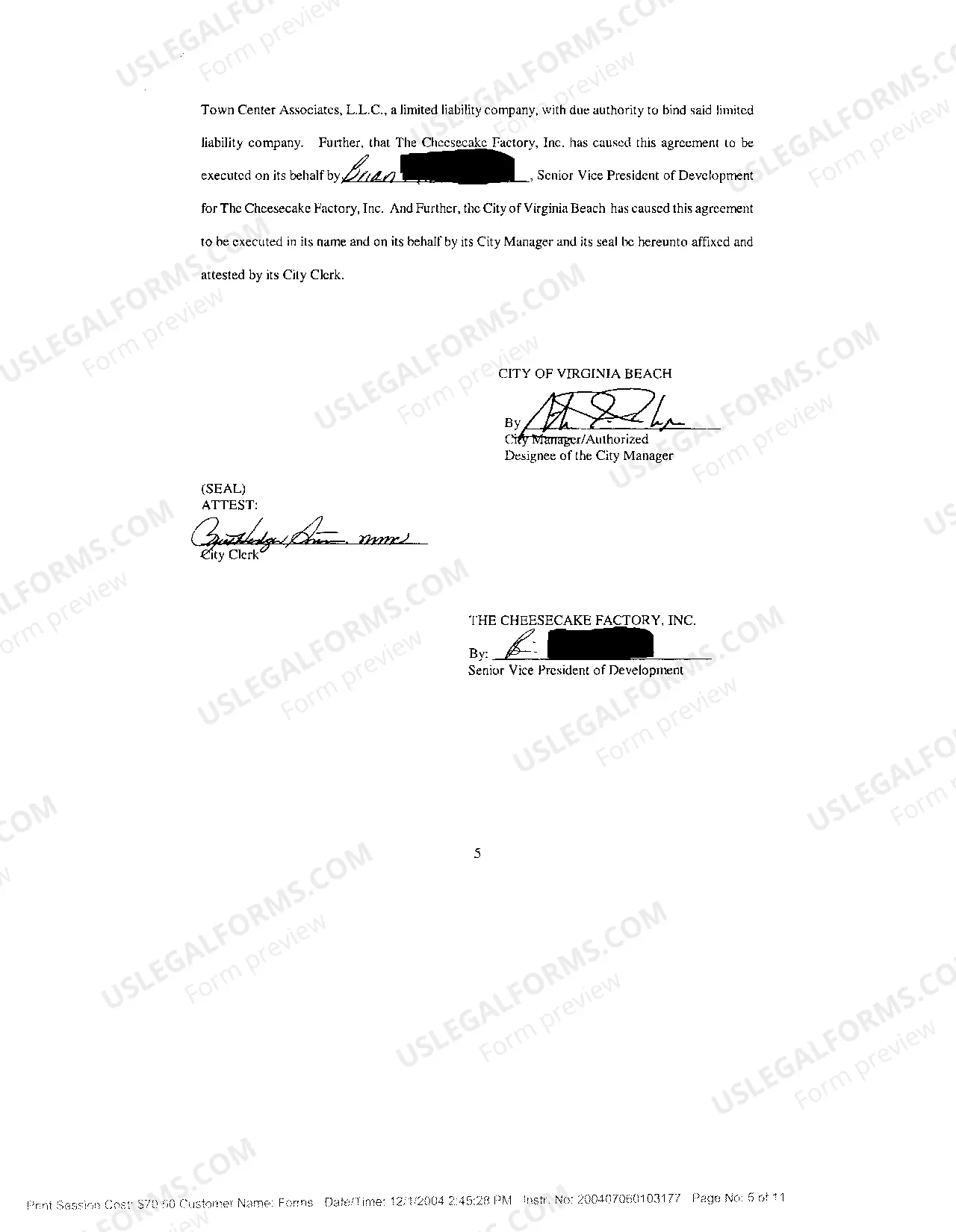 Preview Commercial Lease Agreement