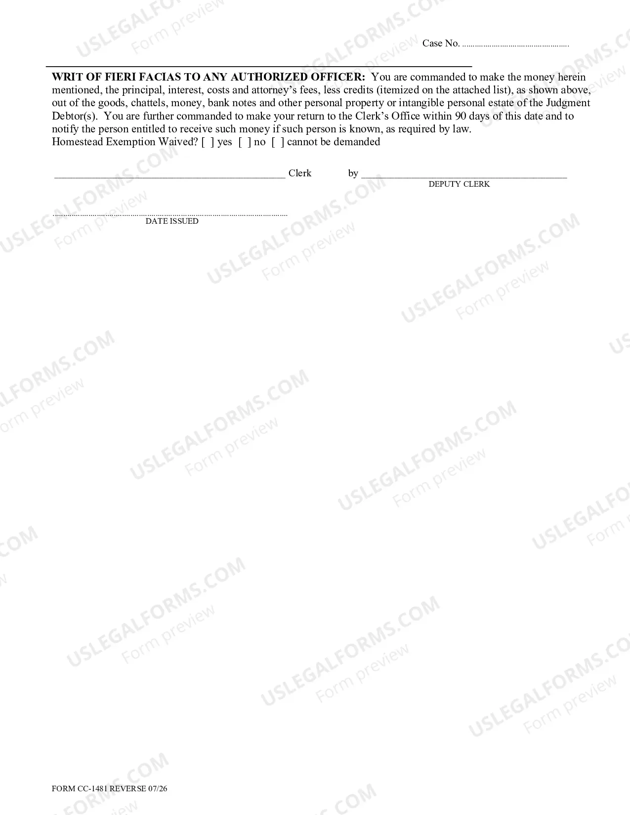 Preview Summons To Answer Interrogatories