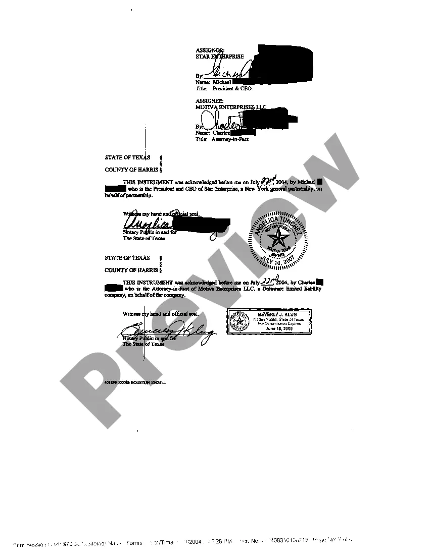 Preview Assignment And Assumption of Lease