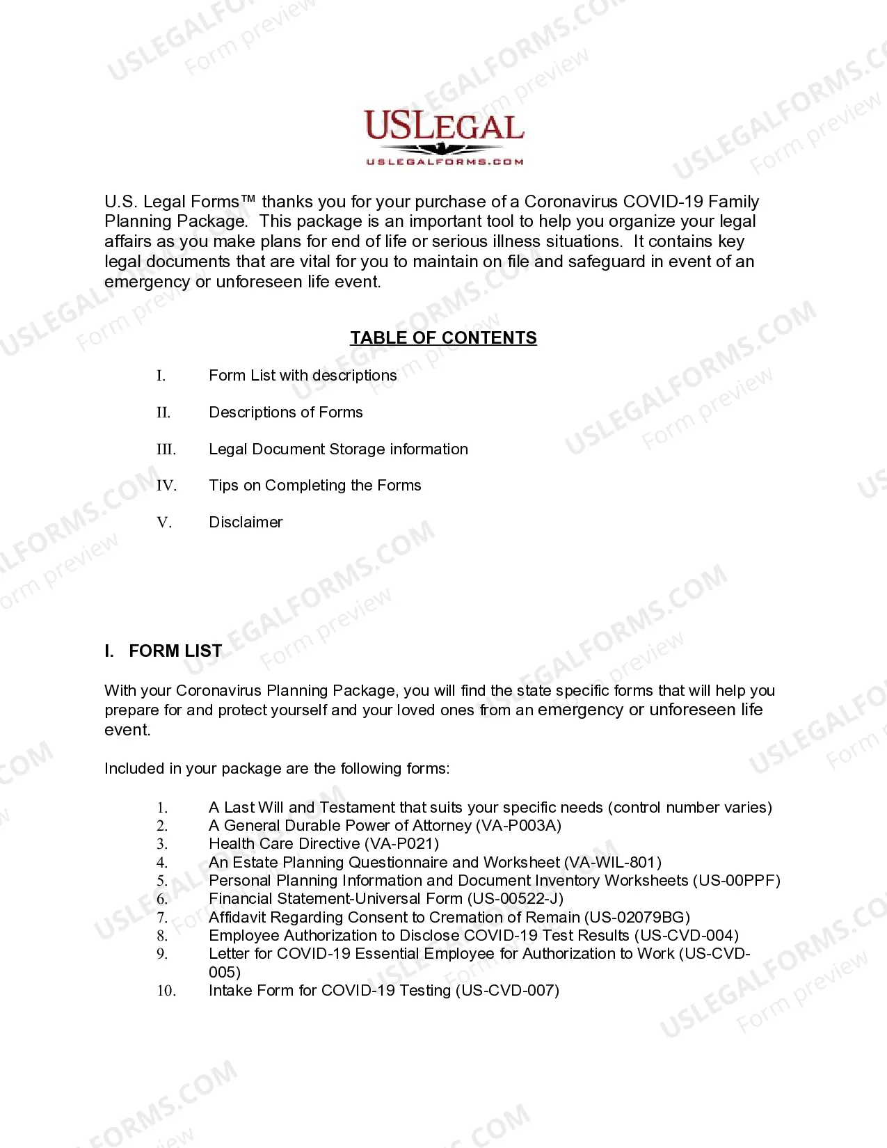 Preview Virginia Coronavirus COVID-19 Family Planning Package