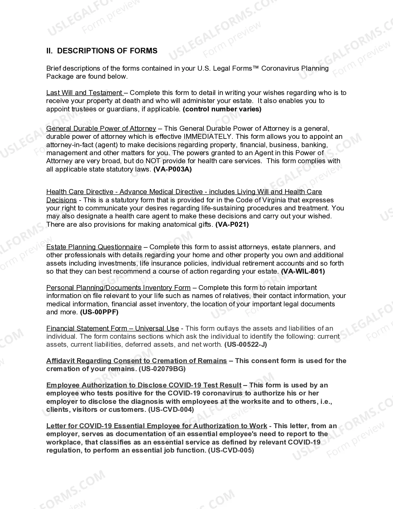 Preview Virginia Coronavirus COVID-19 Family Planning Package