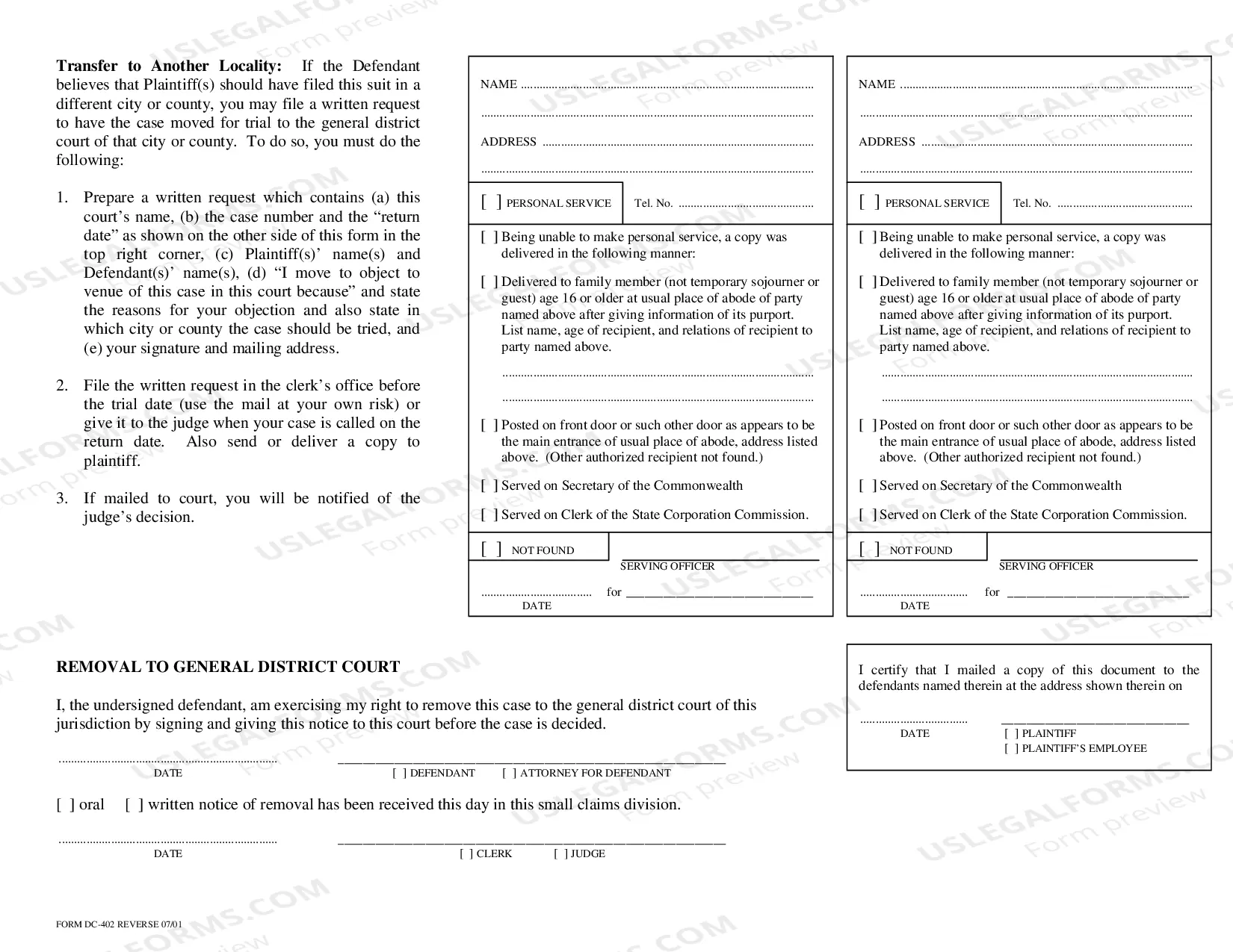 Preview Warrant In Debt Small Claims Division
