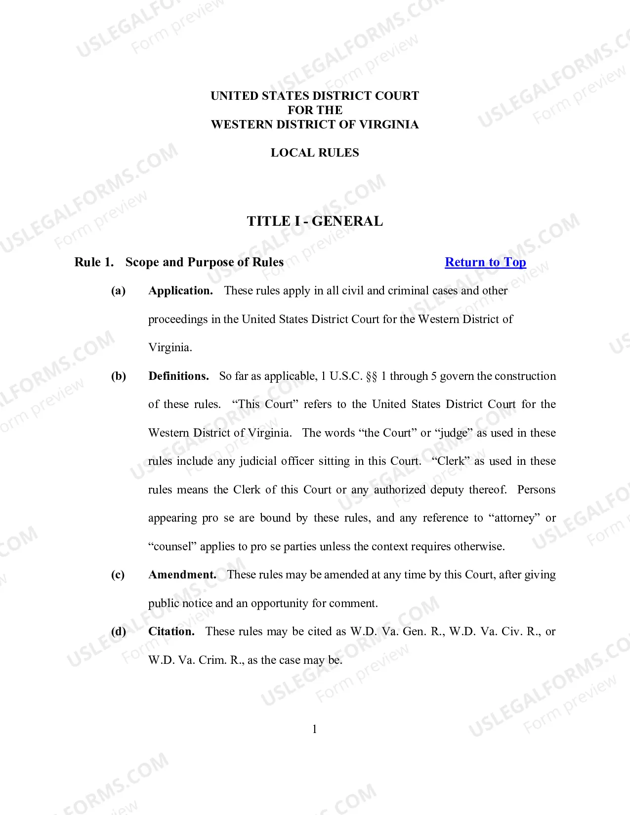 Preview Local Rule