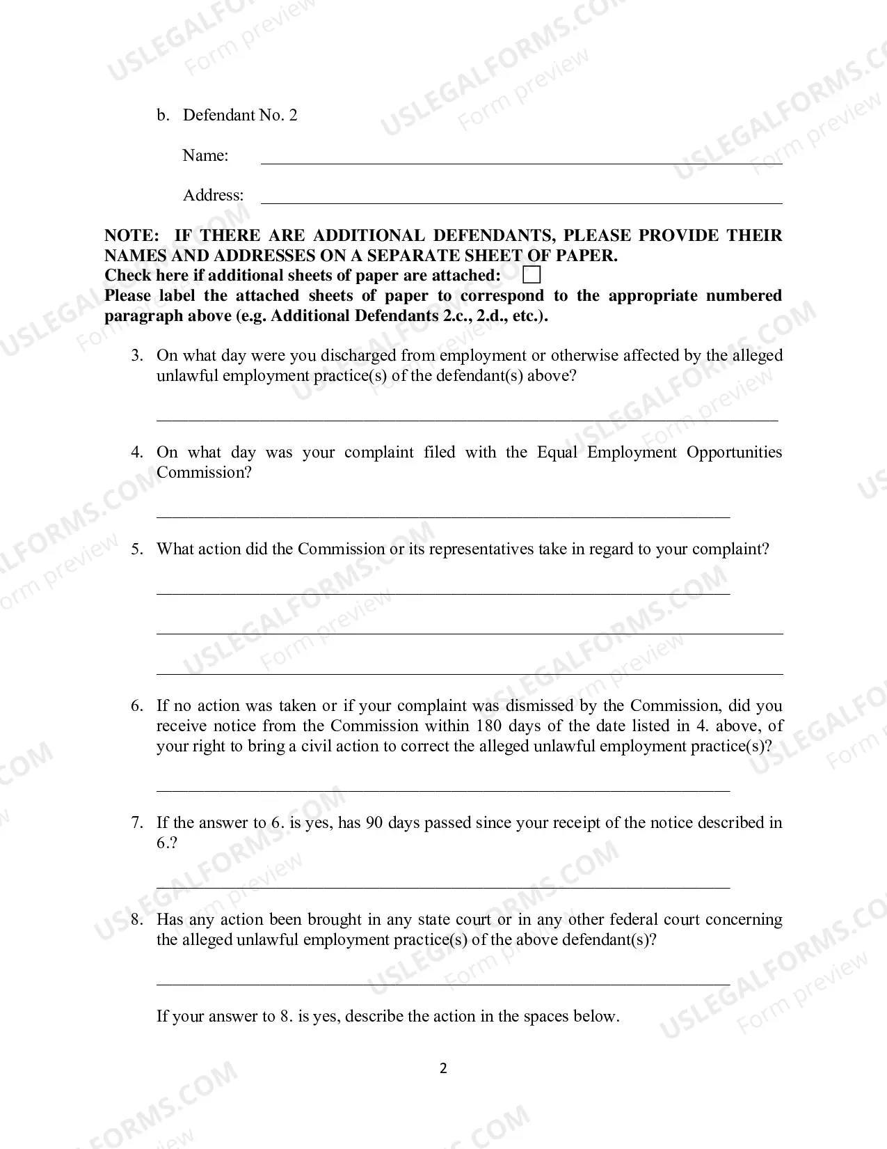 Preview EEOC Complaint