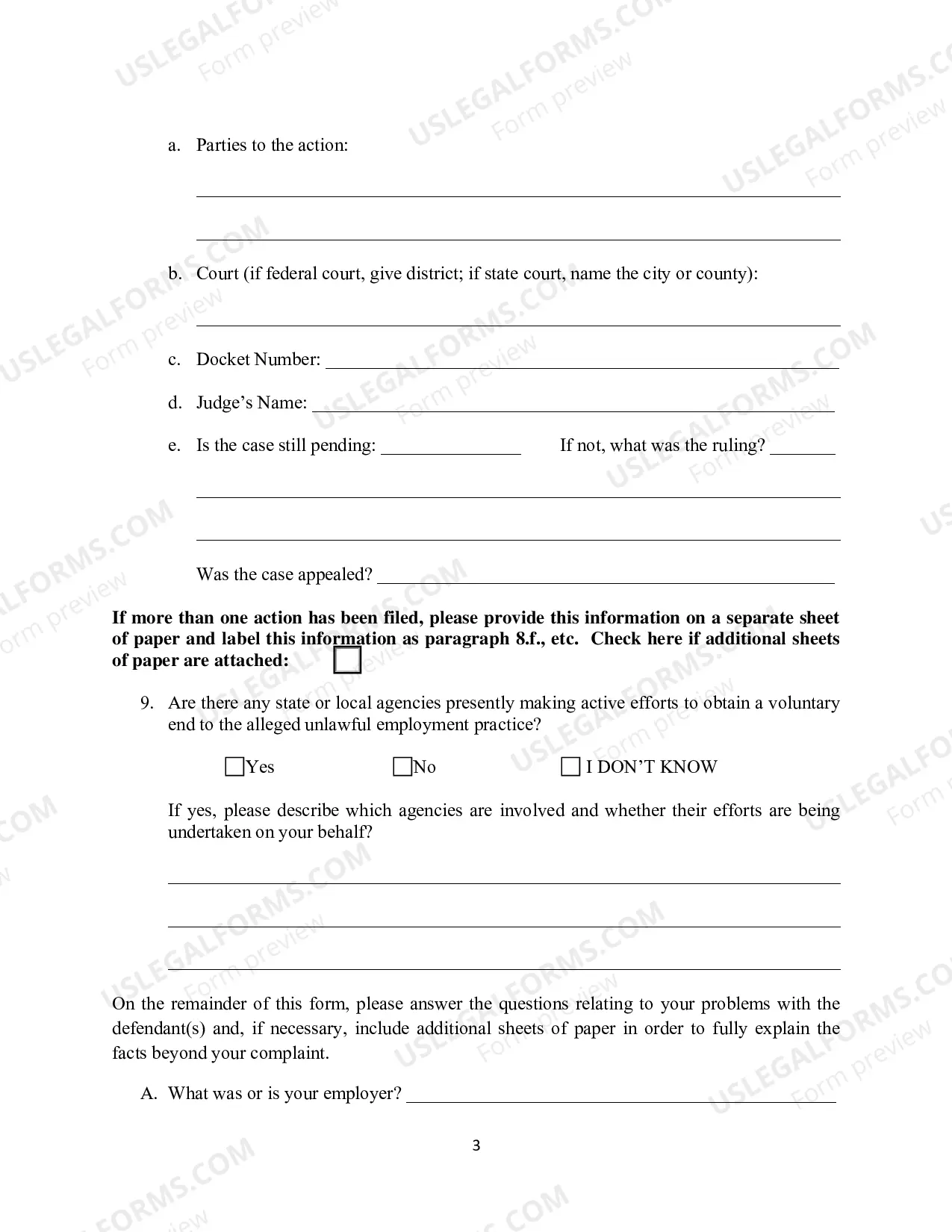 Preview EEOC Complaint