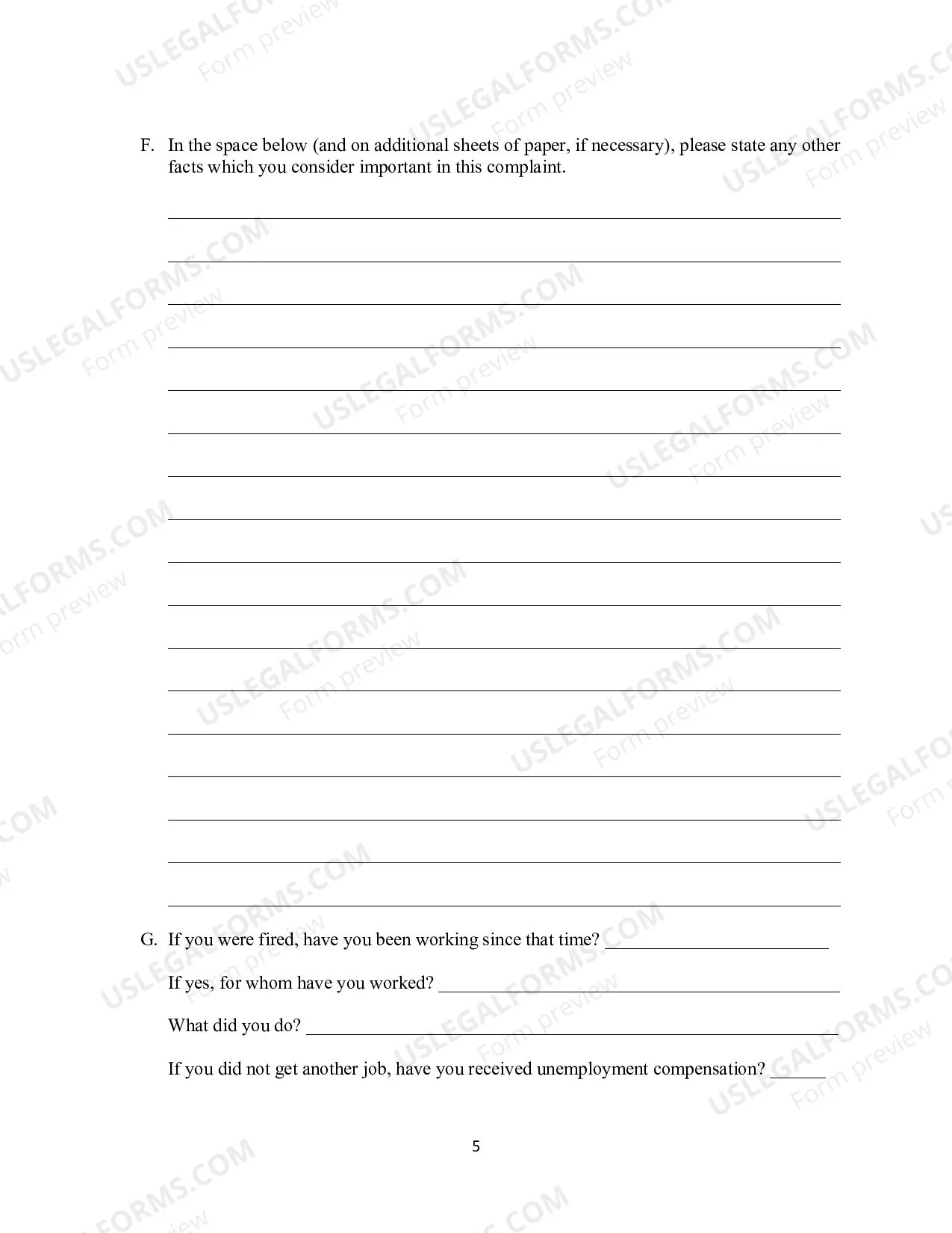 Preview EEOC Complaint