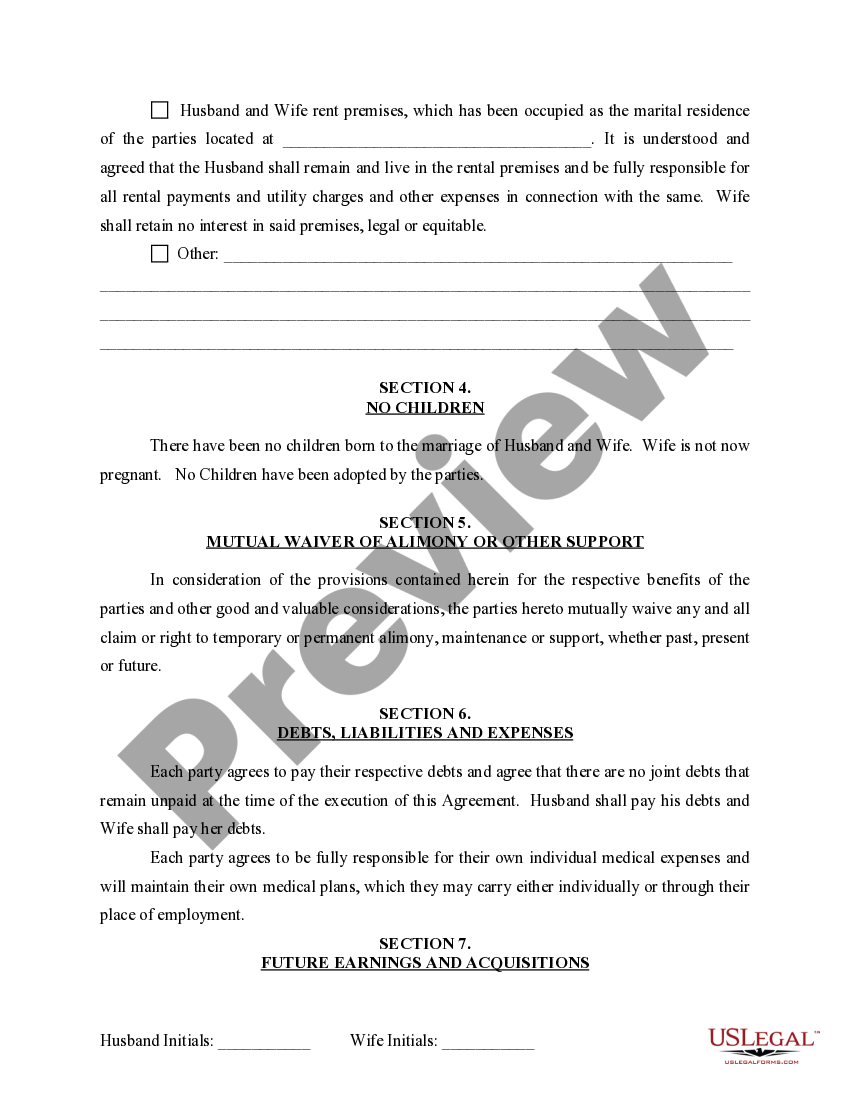 Property Settlement Agreement Virginia Form US Legal Forms