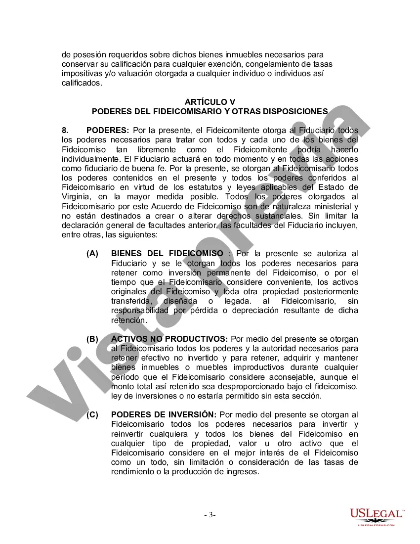 Preview Fideicomiso en vida para esposo y esposa con hijos menores o adultos