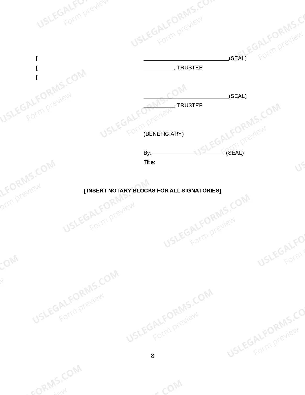 Preview Deed of Open Space Easement