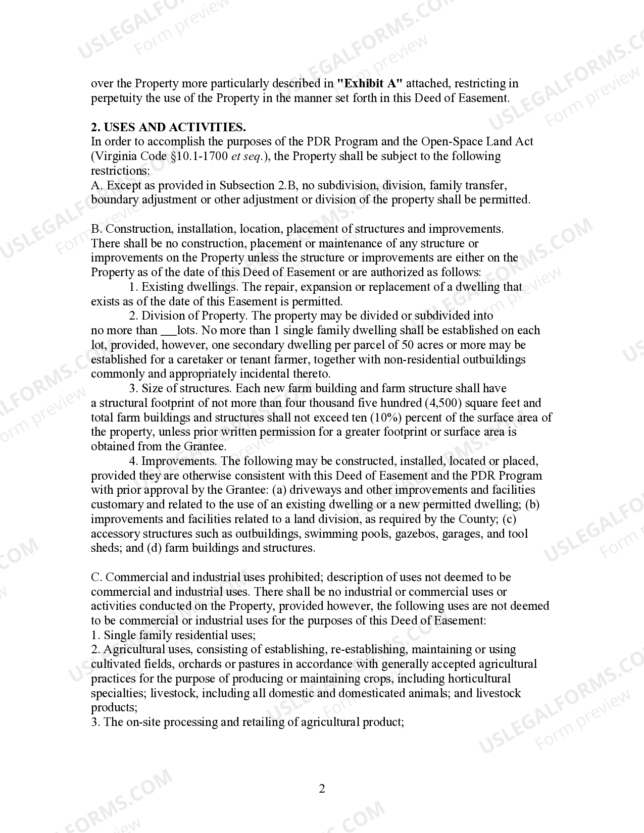 Virginia Easement By Necessity US Legal Forms