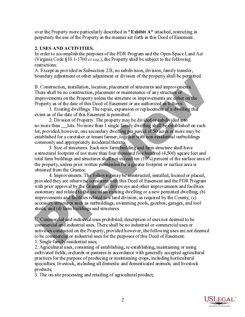 Get Deed of Easement to the Government Preview Deed of Easement to the Government