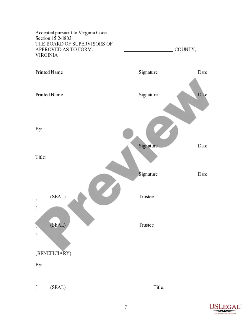 Get Deed of Open Space Easement to County Preview Deed of Open Space Easement to County