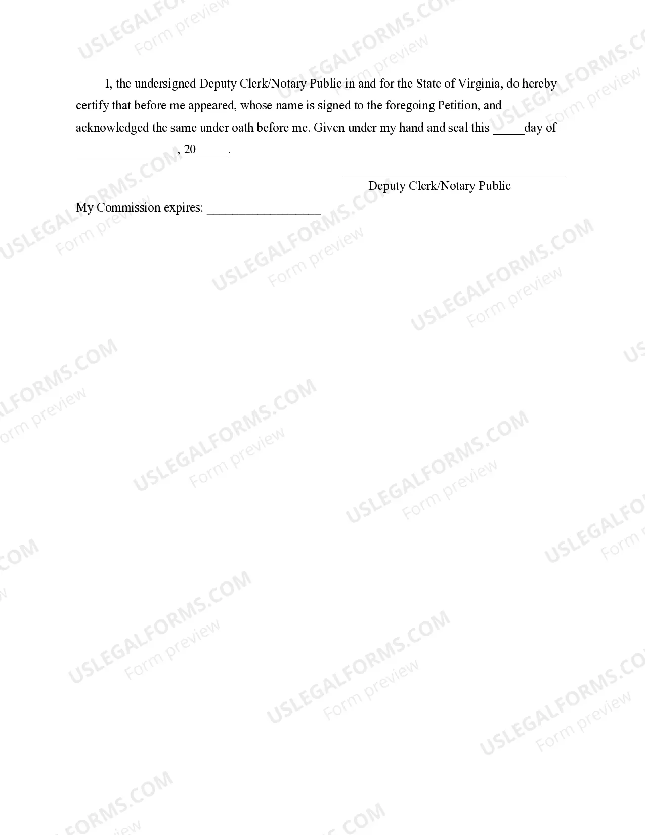 Preview Virginia Expungement Package