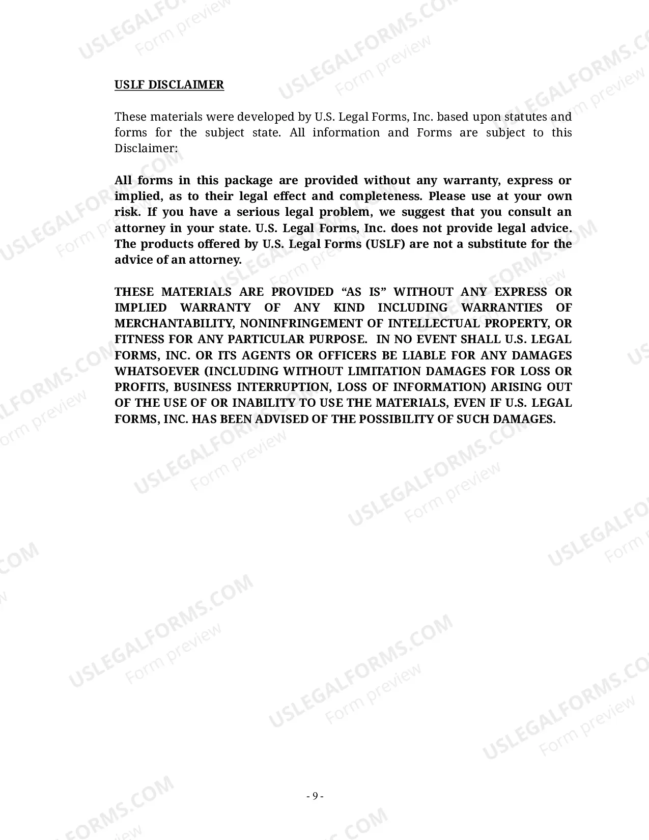 Preview Virginia Real Estate Home Sales Package with Offer to Purchase, Contract of Sale, Disclosure Statements and more for Residential House