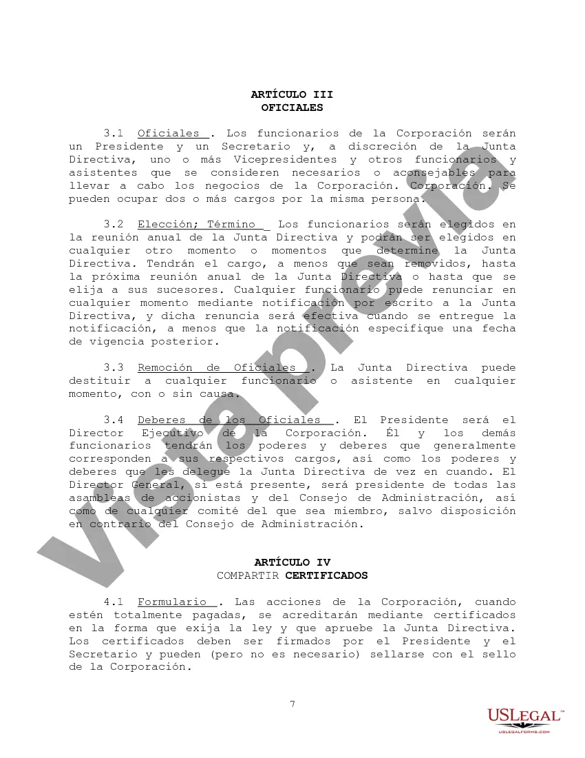 Preview Estatutos Sociales