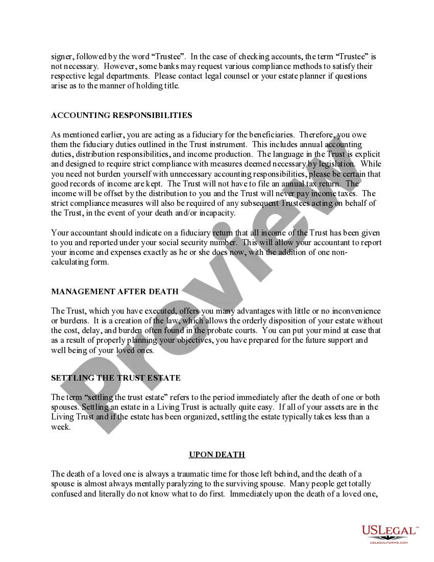 Get Settlor and Trustee Instructions for Revocable Trust Preview Settlor and Trustee Instructions for Revocable Trust