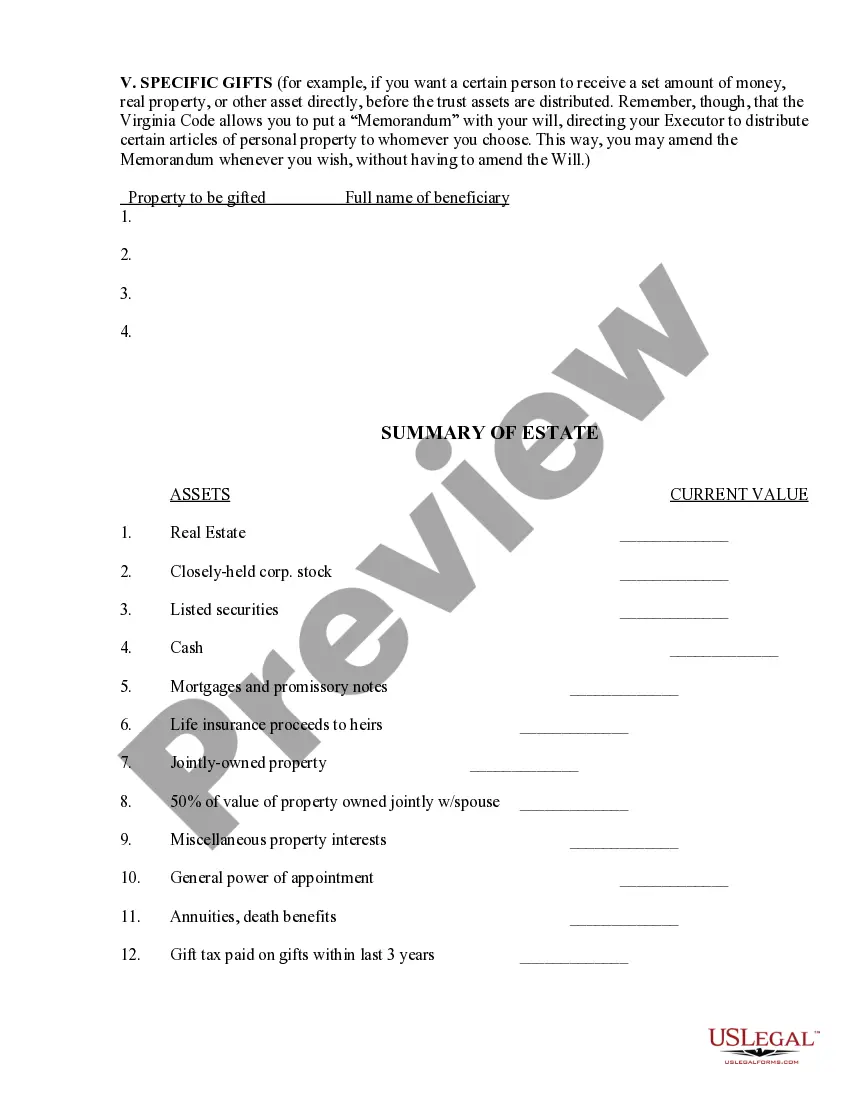 Preview Trust Questionnaire