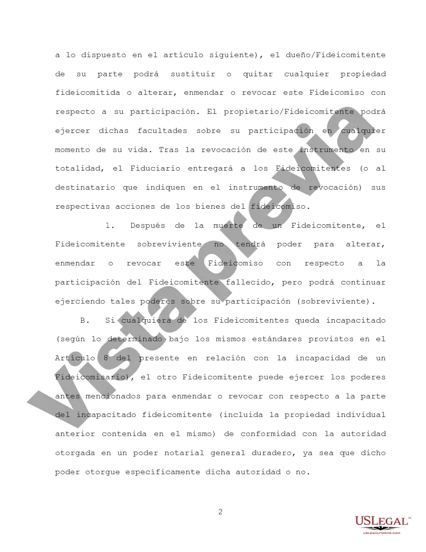 Preview Confianza de vida