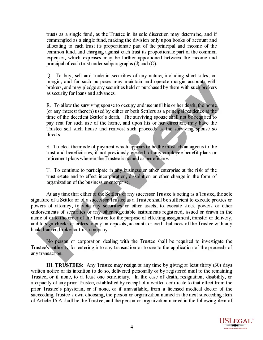 Preview Certificate of Trust Existence and Authority