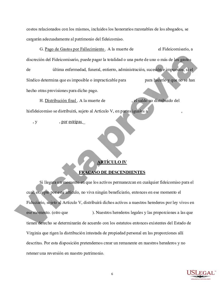 Preview Fideicomiso para necesidades especiales
