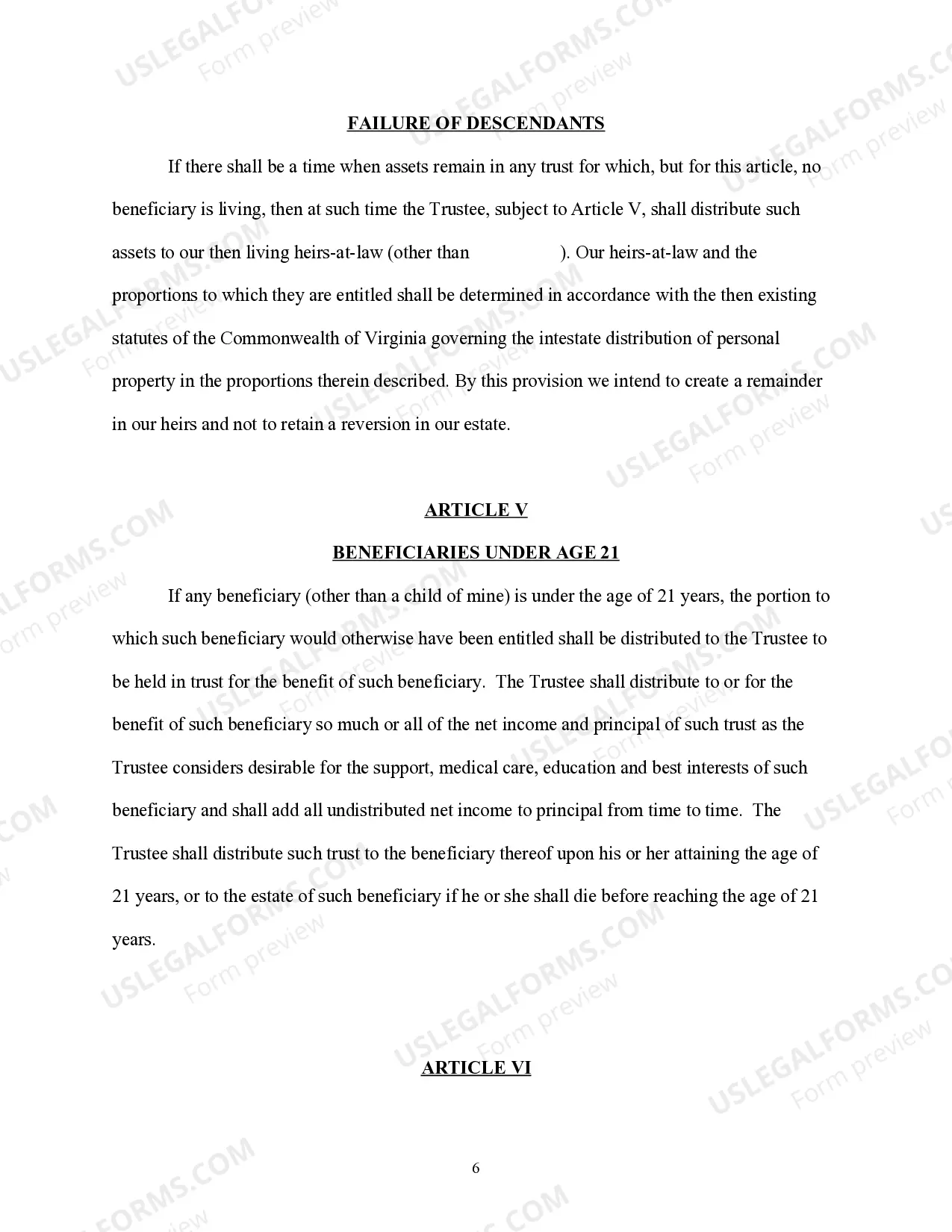 Preview Special Needs Trust