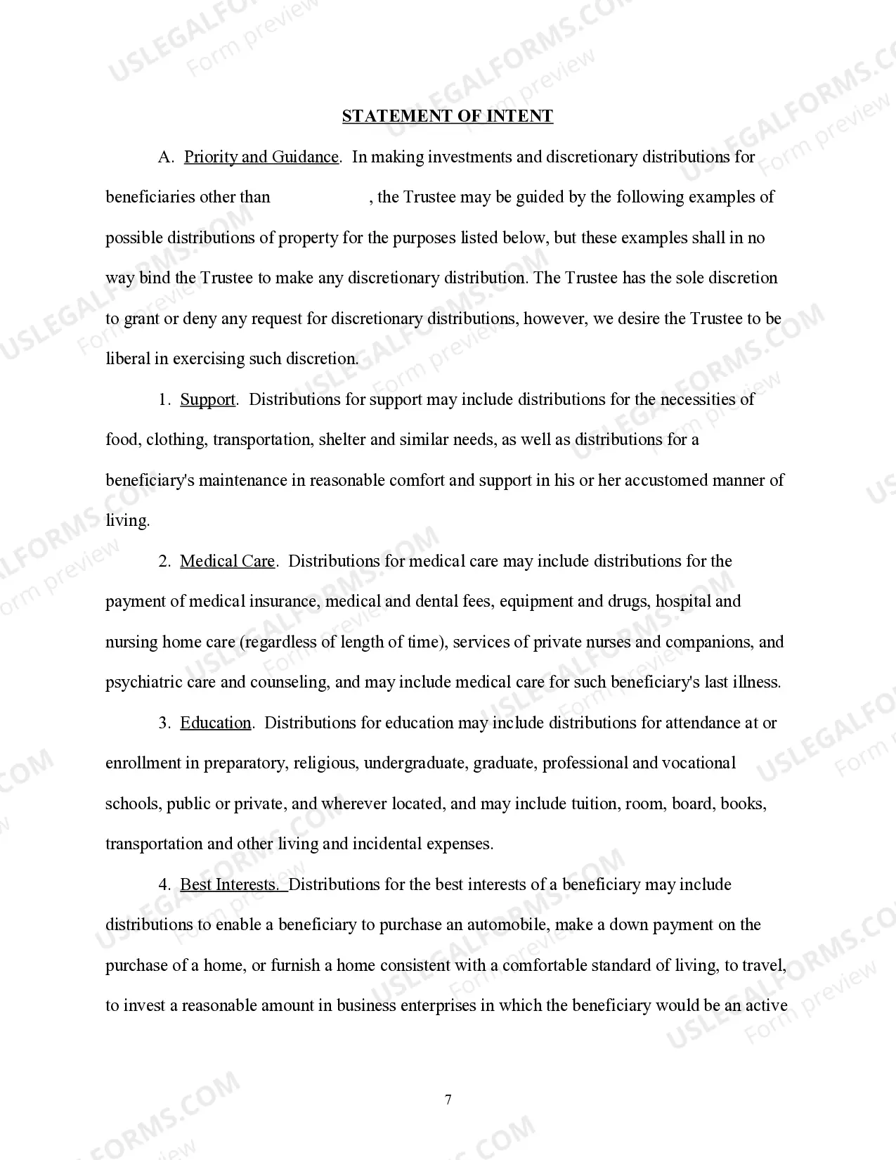 Preview Special Needs Trust