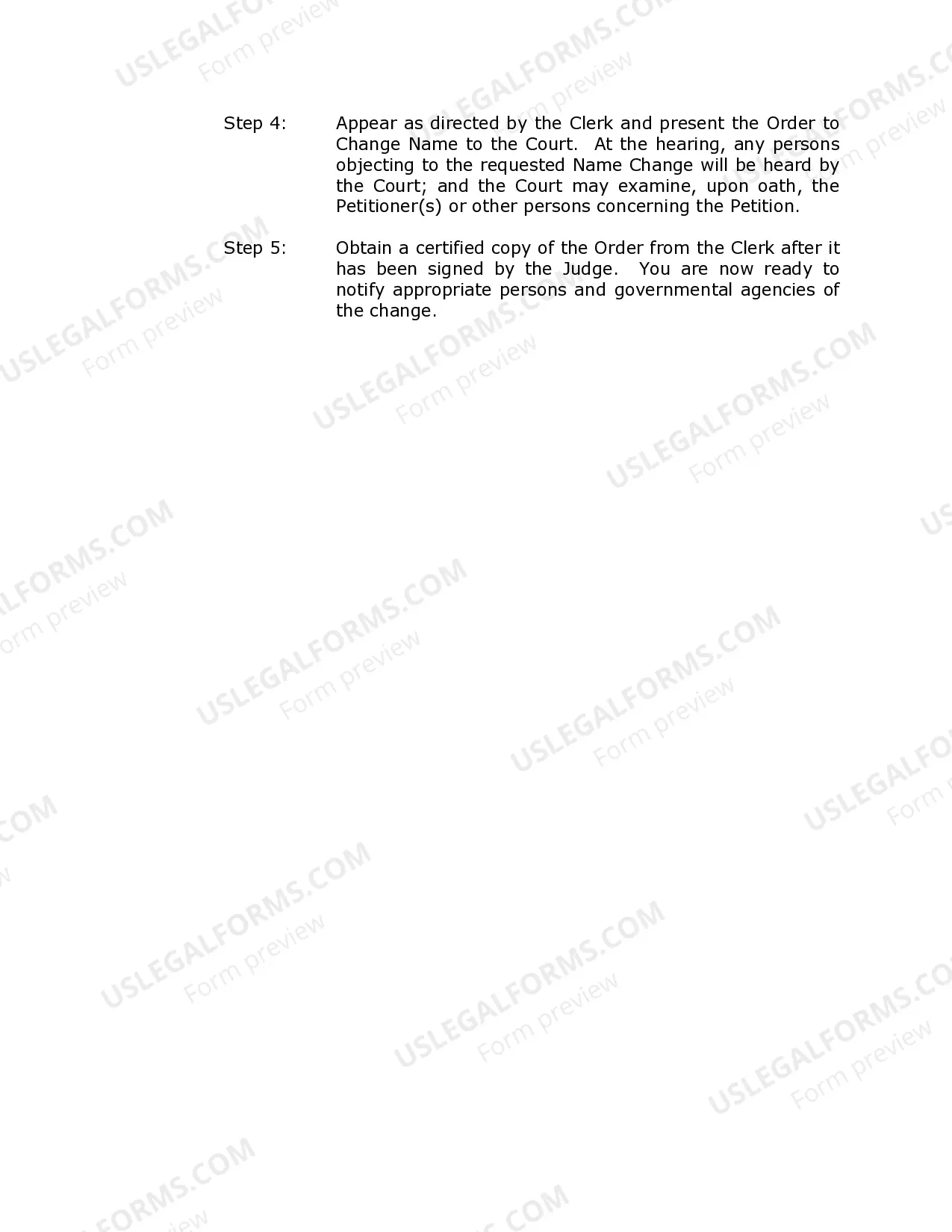 Preview Virginia Name Change Instructions and Forms Package for a Minor