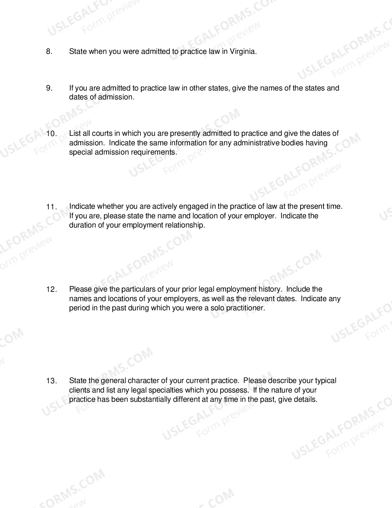 Preview District Court Judge Selection Questionnaire (PDF)Opens a New Window.