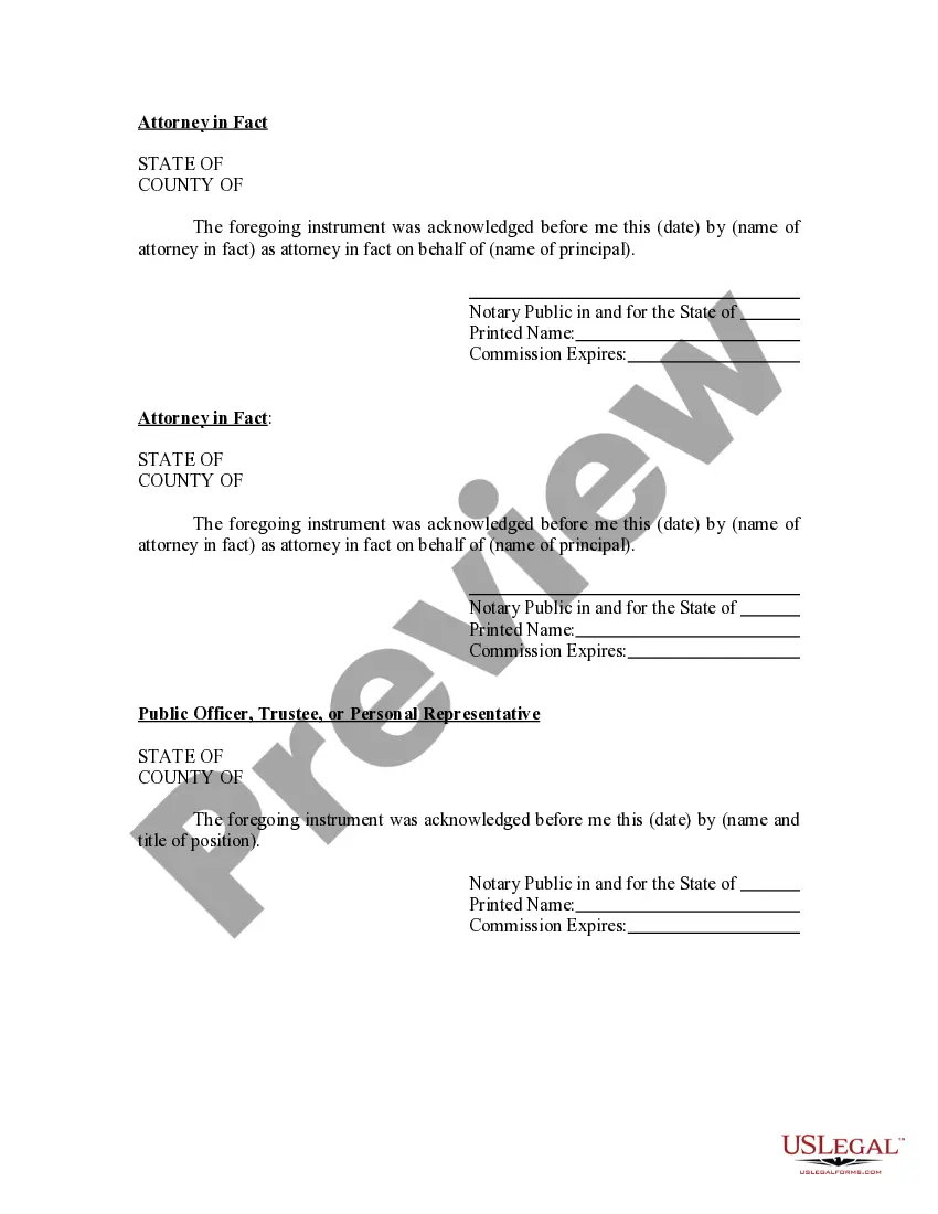 Preview Virginia Oil and Gas Acknowledgment