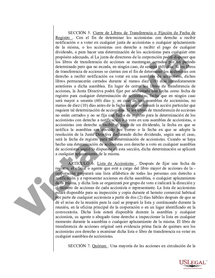 Preview Modelo de estatutos para una corporación profesional de Virginia