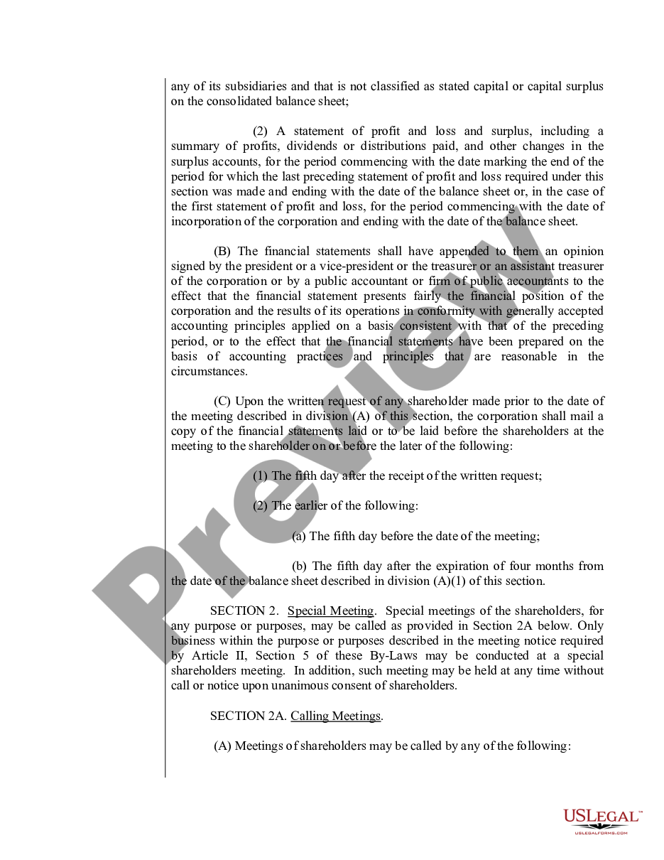 page 2 Sample Bylaws for a Virginia Professional Corporation preview