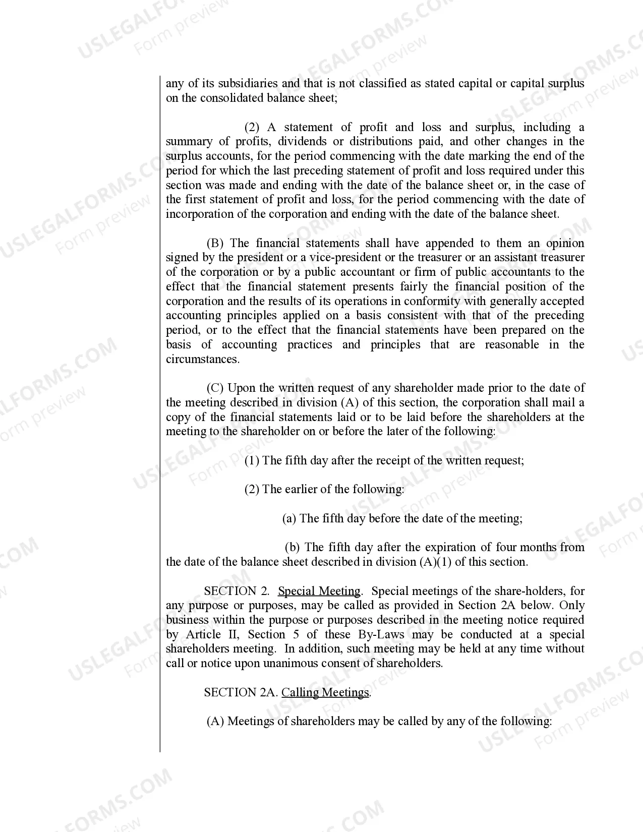 Preview Sample Bylaws for a Virginia Professional Corporation