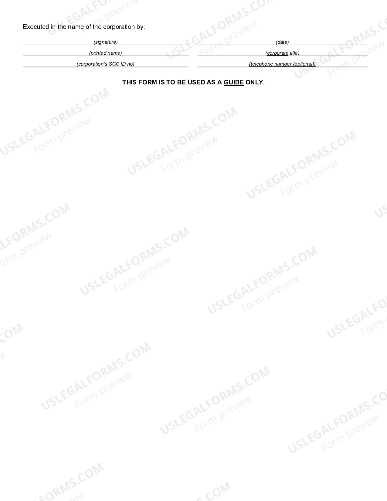 Preview Guide For Articles Of Incorporation Surrender