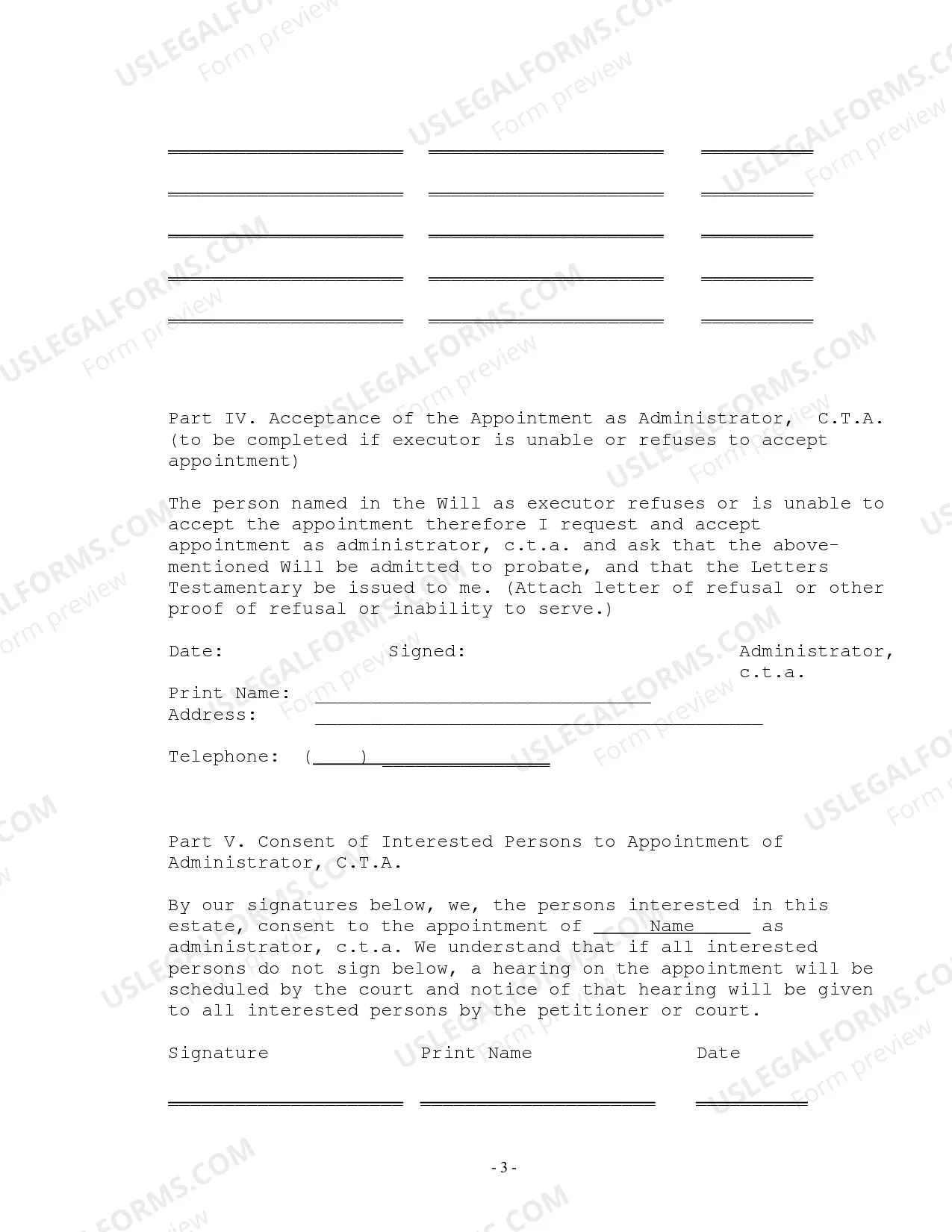 Preview Petition to Open a Testate Estate