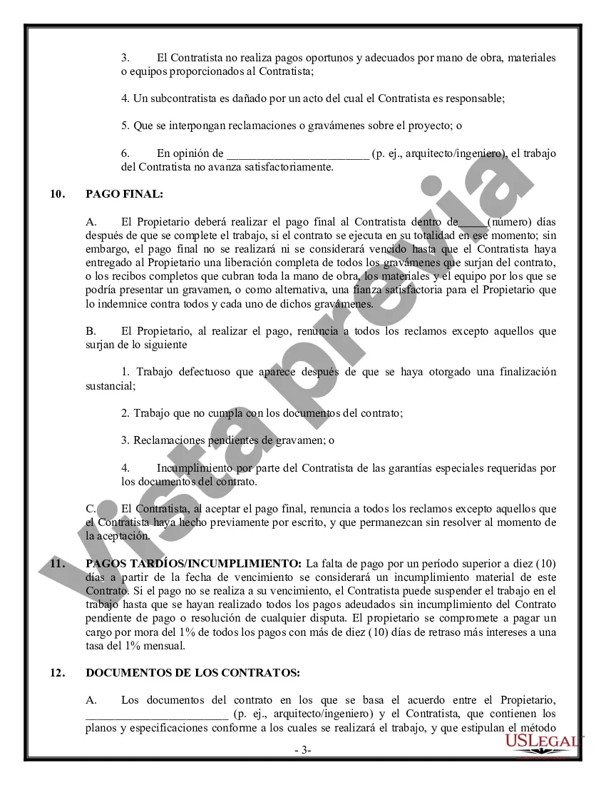 Preview Contrato Comercial para Contratista