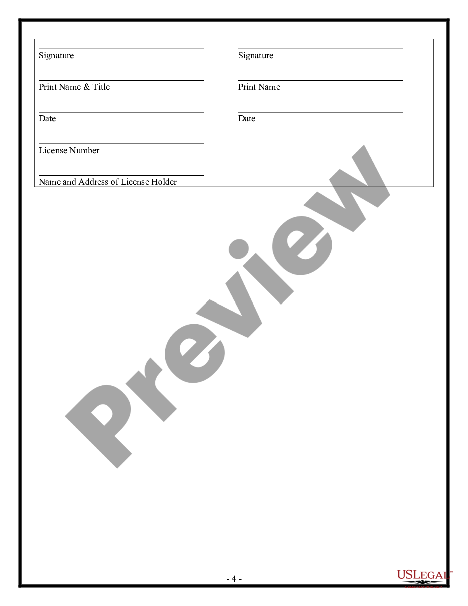 page 3 Residential Cleaning Contract for Contractor preview