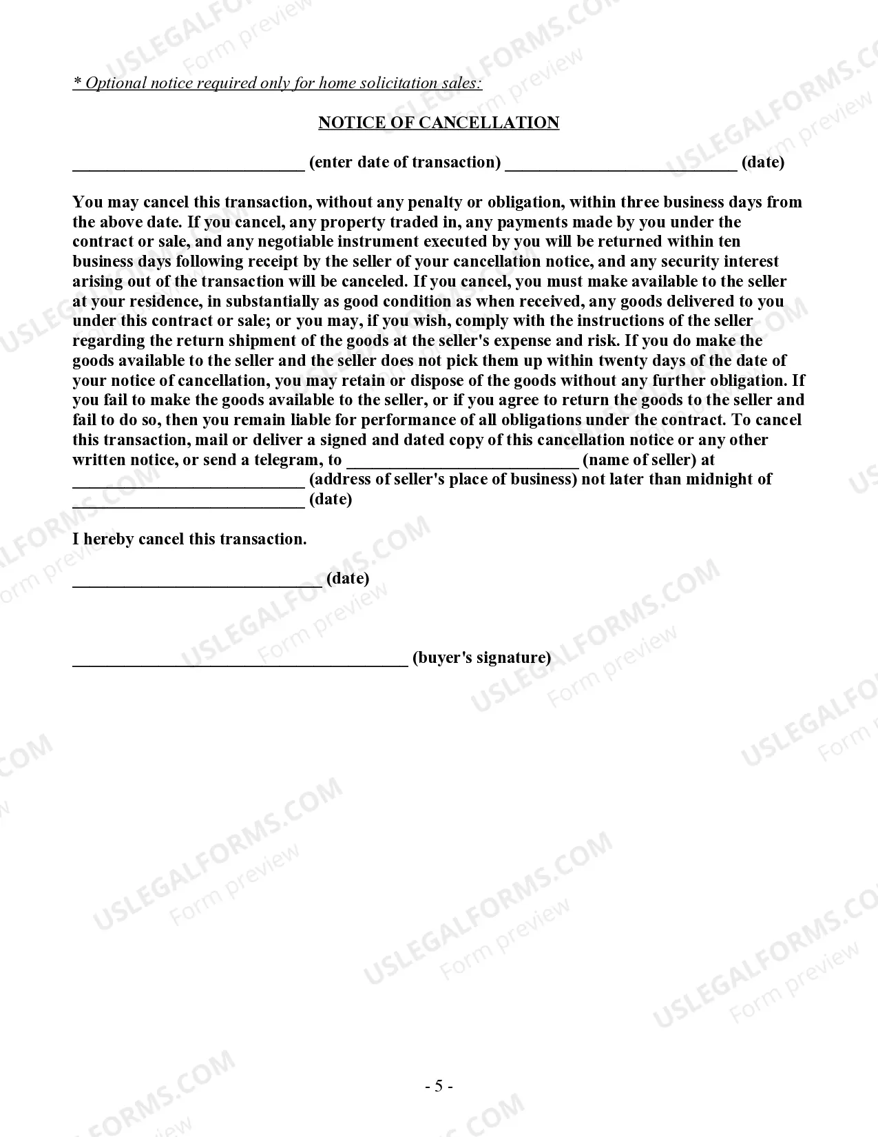 Preview Siding Contract for Contractor