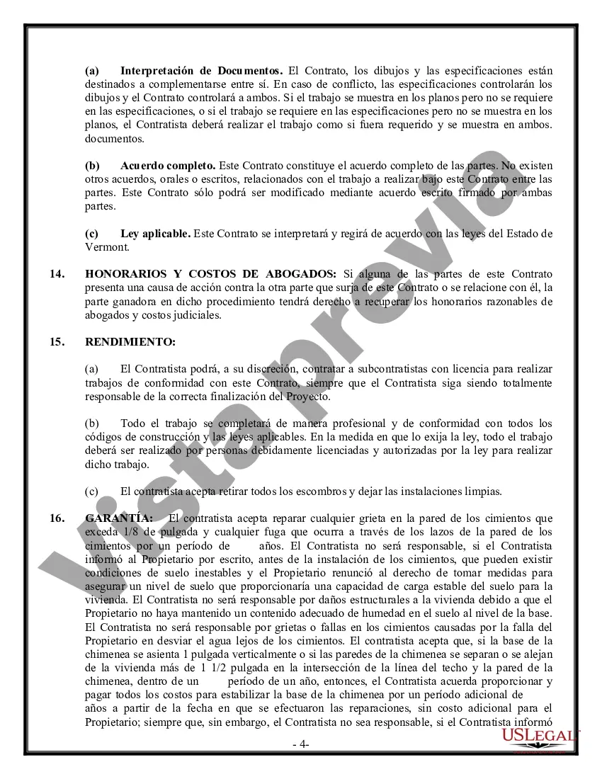 Preview Contrato de Fundación para Contratista