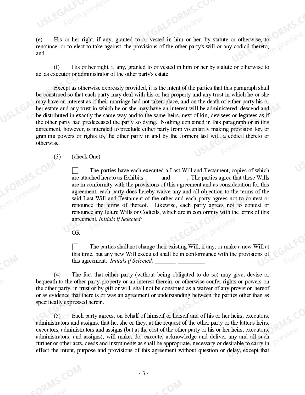 Preview Vermont Prenuptial Premarital Agreement with Financial Statements