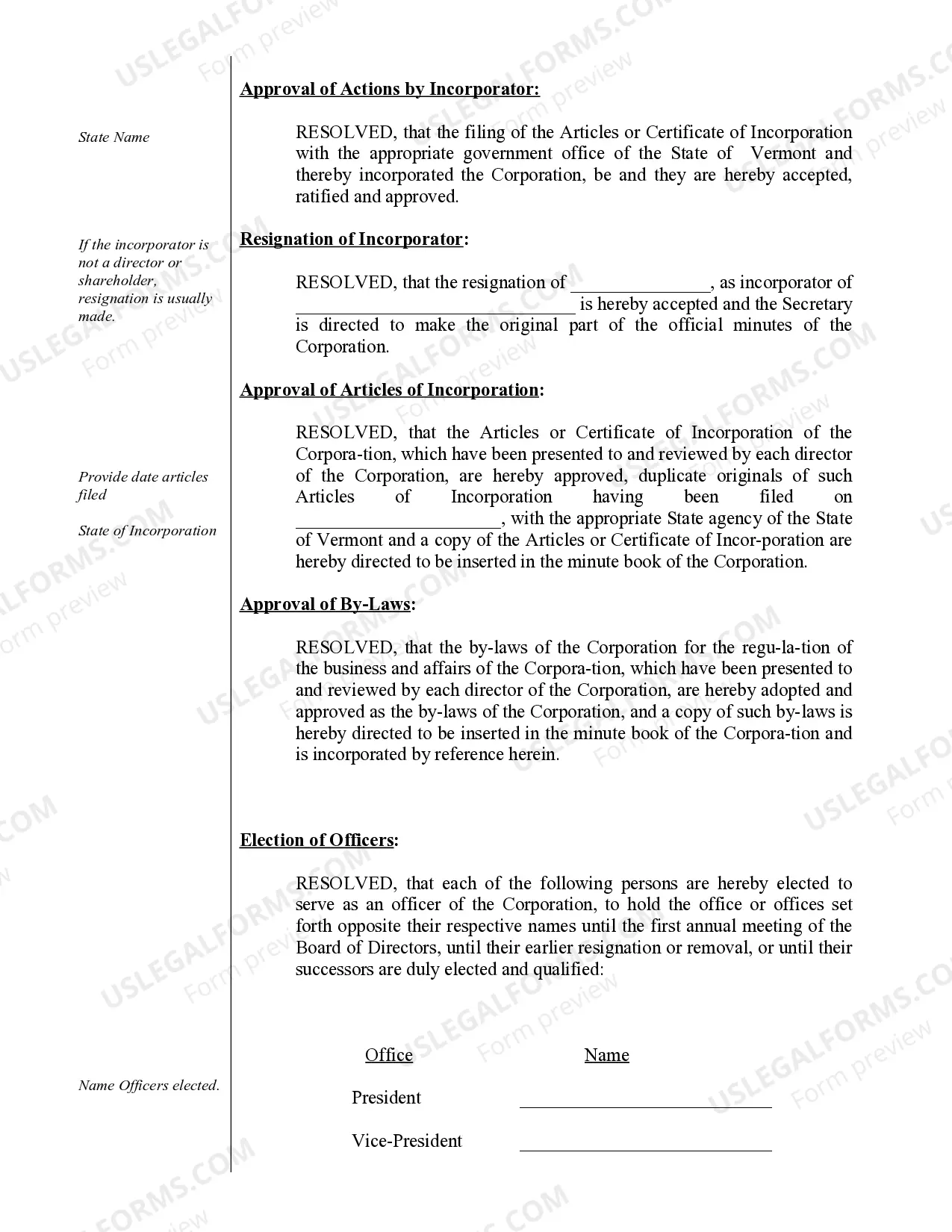 Preview Corporate Records Maintenance Package for Existing Corporations