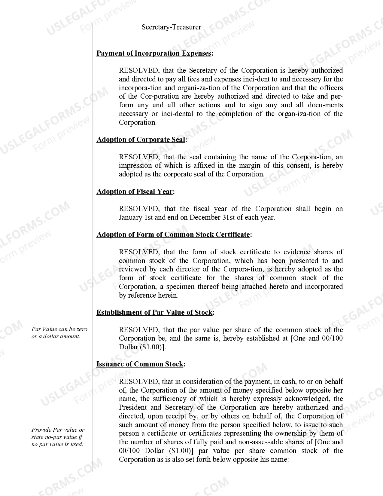 Preview Corporate Records Maintenance Package for Existing Corporations