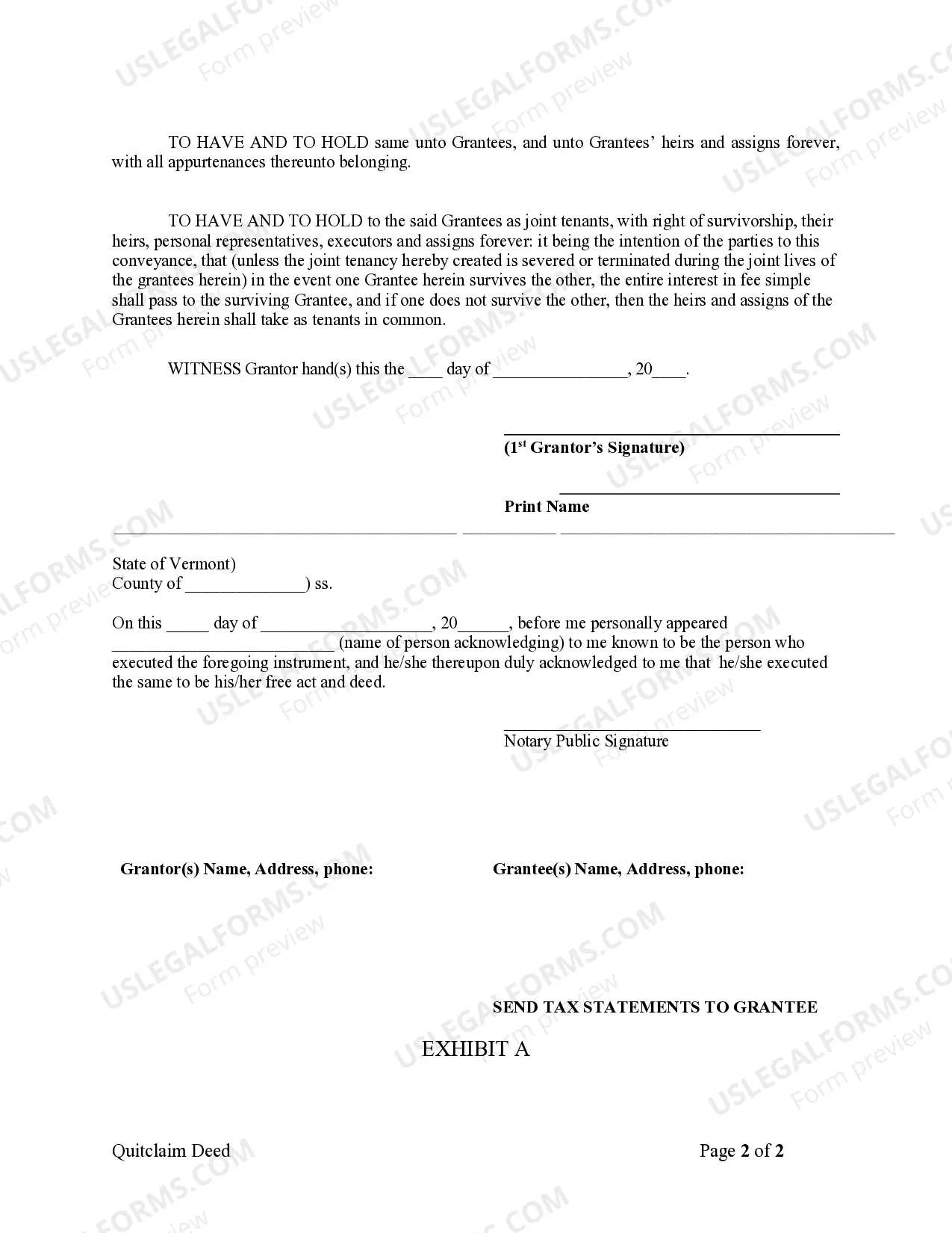 Preview Quitclaim Deed from Individual to Husband and Wife