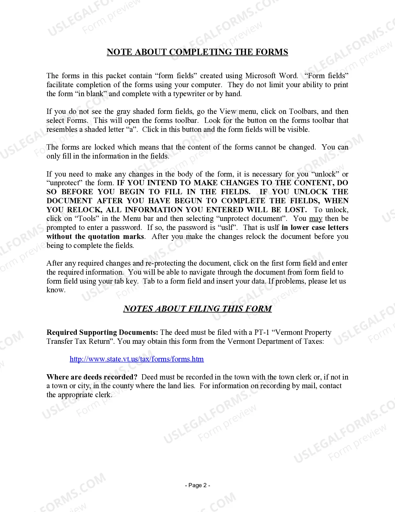Preview Warranty Deed from Individual to Husband and Wife