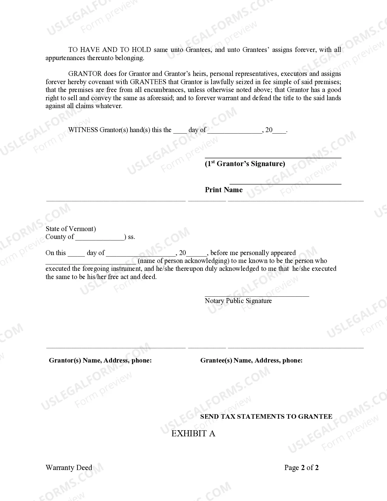 Preview Warranty Deed from Husband to Himself and Wife