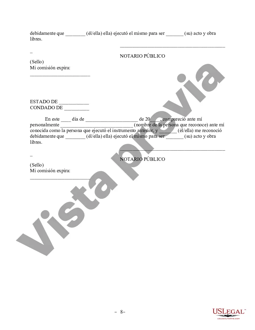 Preview Acuerdo de propiedad posnupcial - Vermont