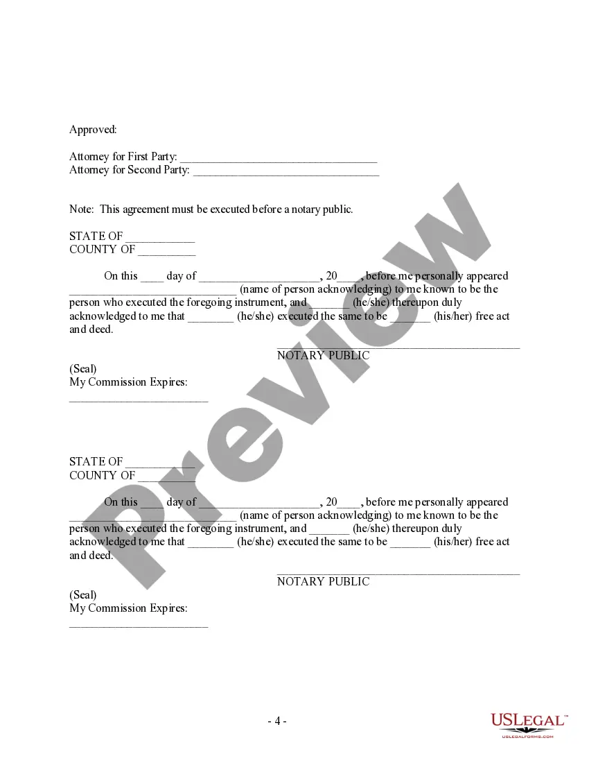 Preview Amendment to Postnuptial Property Agreement