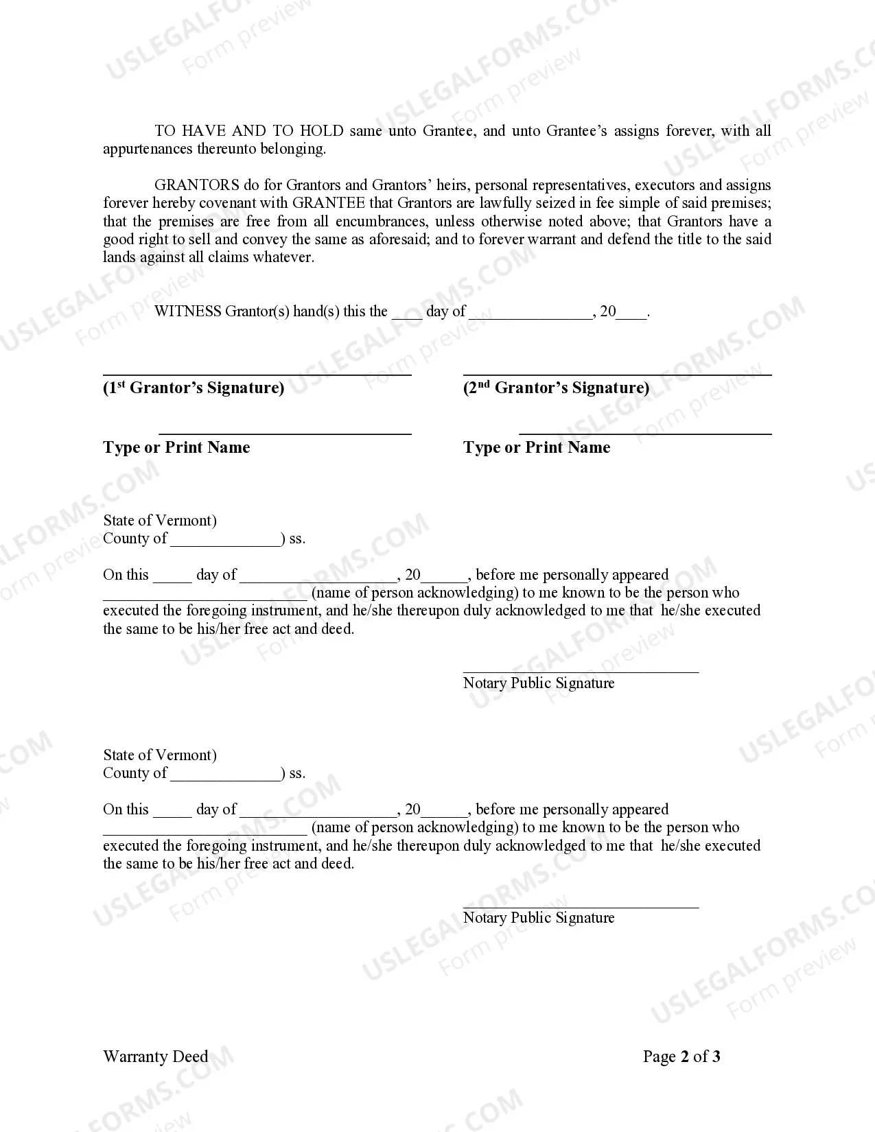 Preview Warranty Deed from Husband and Wife to an Individual