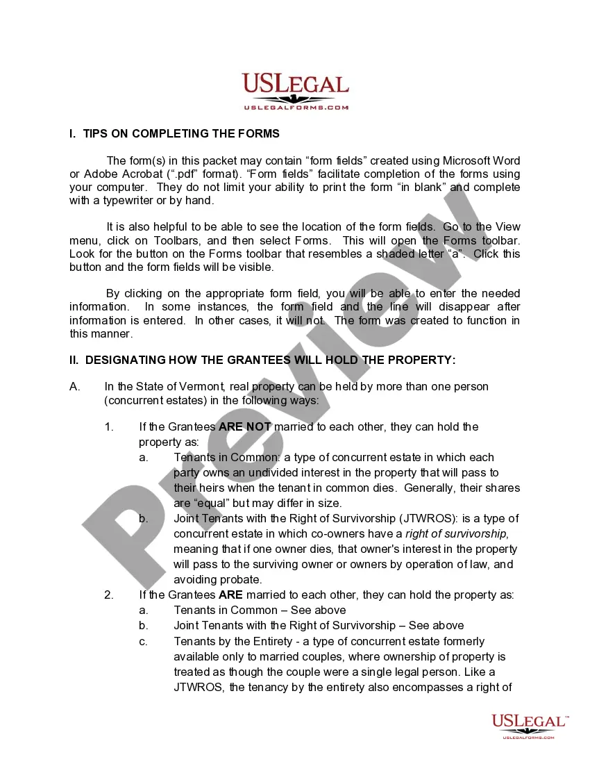 Preview Quitclaim Deed from Five Individuals to Four Individuals