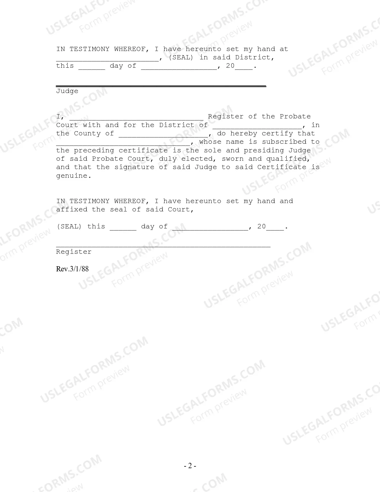 Preview Authentication and Exemplification